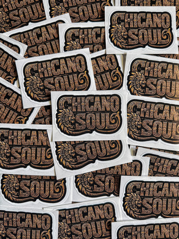 Chicano Soul Die Cut Sticker (Aztec)