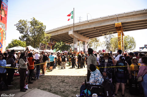 Flag Raising At Chicano Park